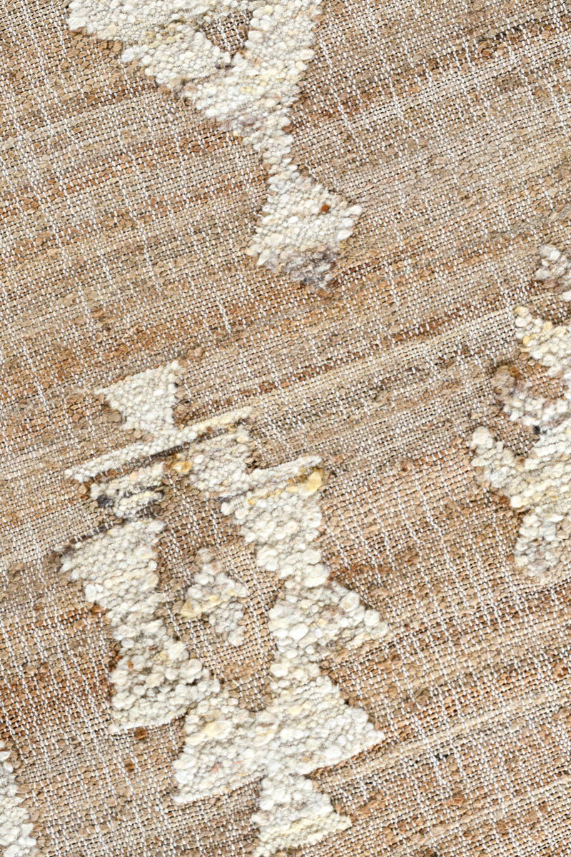 Comporta - 1' x 1' Raposa Rug - Natural/Ivory