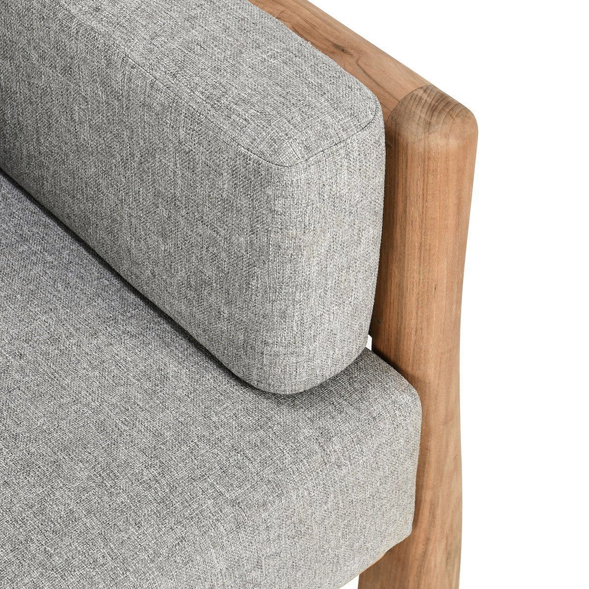 Aston - Outdoor Accent Chair - Natural / Gray