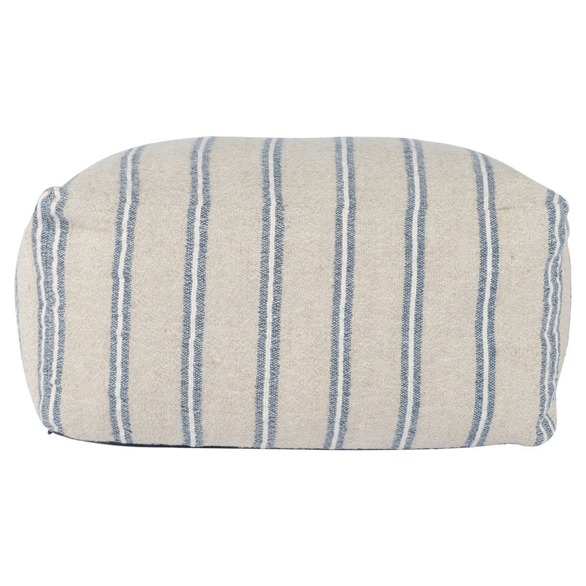 Delgada - Pouf - Natural / Blue - Select Living Furniture - Accent Poufs - Villa - VP10016 - Delgada - Pouf - Natural / Blue -