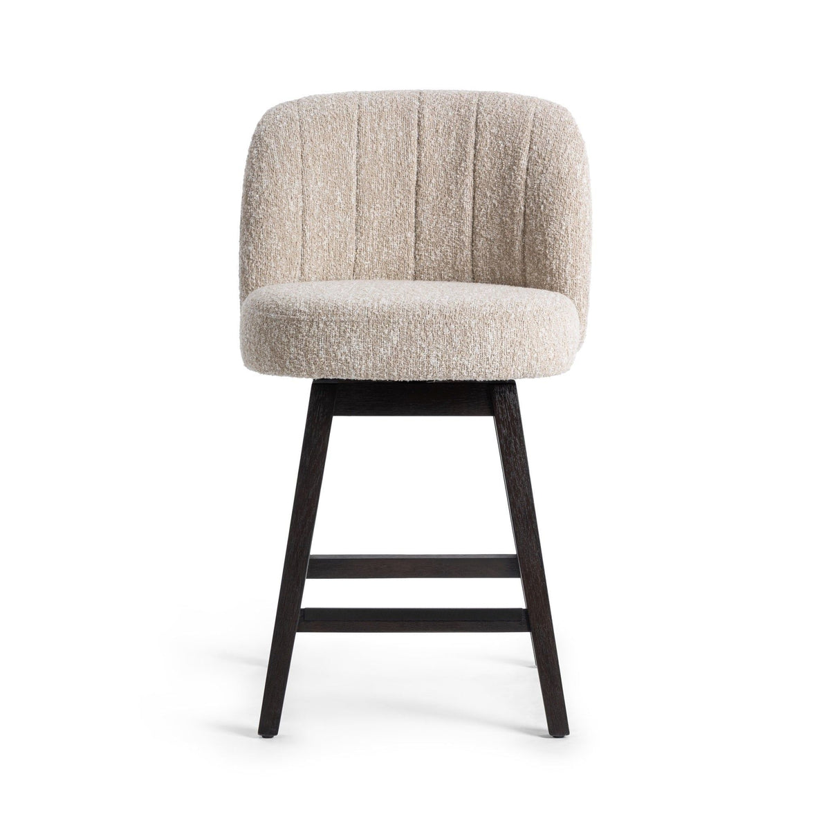 Della - Swivel Counter Stool - Select Living Furniture - Counter Height (24"-27") - Classic Home - 53006678 - Dark Brown - Della - Swivel Counter Stool -