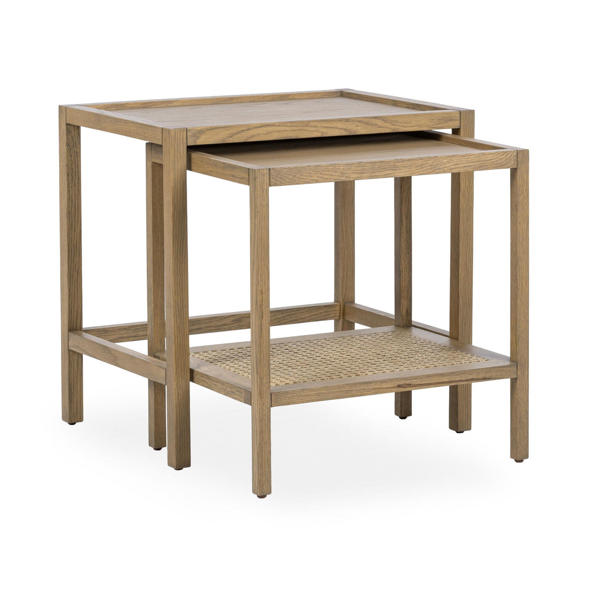Devin - Solid Wood Nesting Accent Tables - Select Living Furniture - Nesting Tables - Classic Home - 51031751 - Khaki Mist - Devin - Solid Wood Nesting Accent Tables -