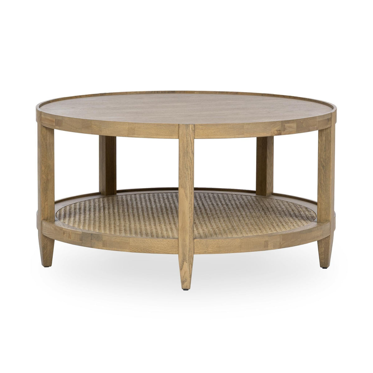 Devin - Solid Wood Round Table - Select Living Furniture - Coffee Tables - Classic Home - 51031749 - Khaki Mist -Coffee Tables - Devin - Solid Wood Round Table -