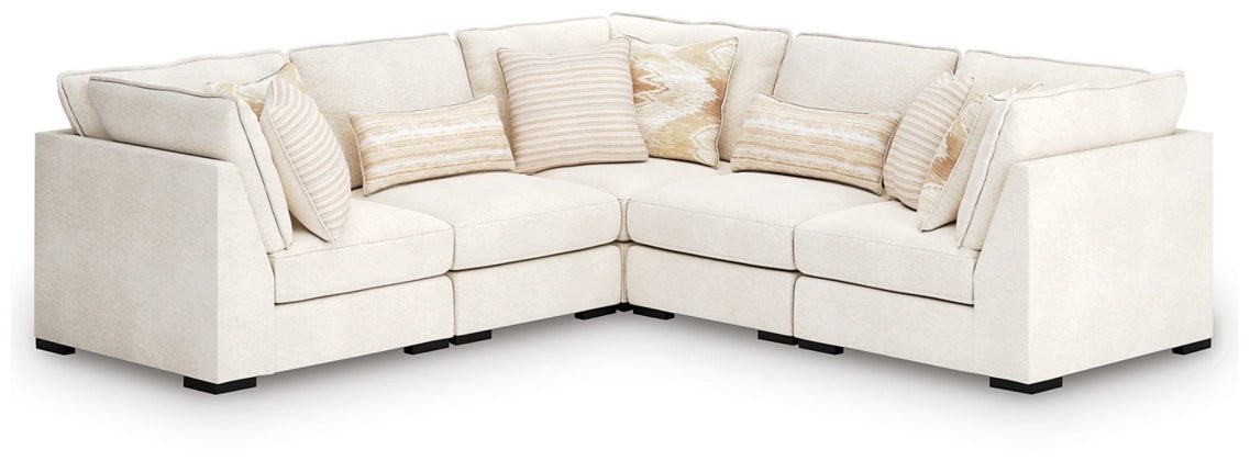 Donelson Creek Sectional - Select Living Furniture - Ashley Furniture -  - Vanilla -2-Armless Chair & 2-Corner Chair - Donelson Creek Sectional -