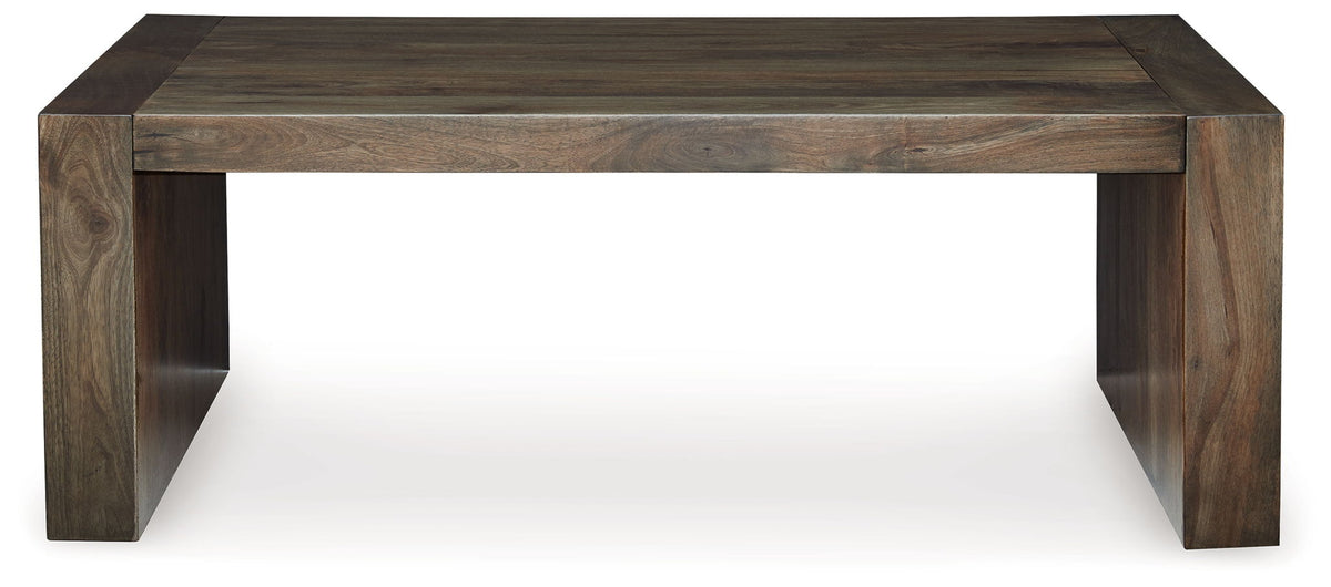 Dreggan - Rectangular Cocktail Table - Brown - Select Living Furniture - Cocktail Tables - Signature Design by Ashley® - T567-1 - Dreggan - Rectangular Cocktail Table - Brown -