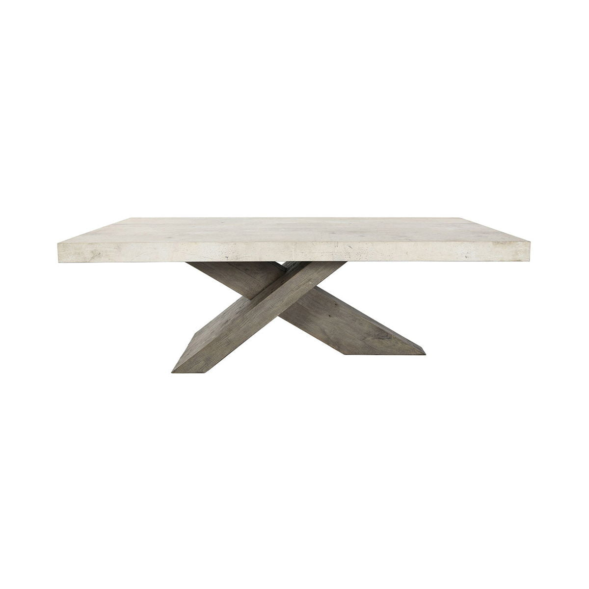 Durant - Coffee Table - Select Living Furniture - Coffee Tables - Classic Home - 51030948 - Distressed Gray - Durant - Coffee Table -