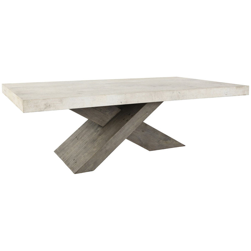 Durant - Coffee Table - Select Living Furniture - Coffee Tables - Classic Home - 51030948 - Distressed Gray - Durant - Coffee Table -