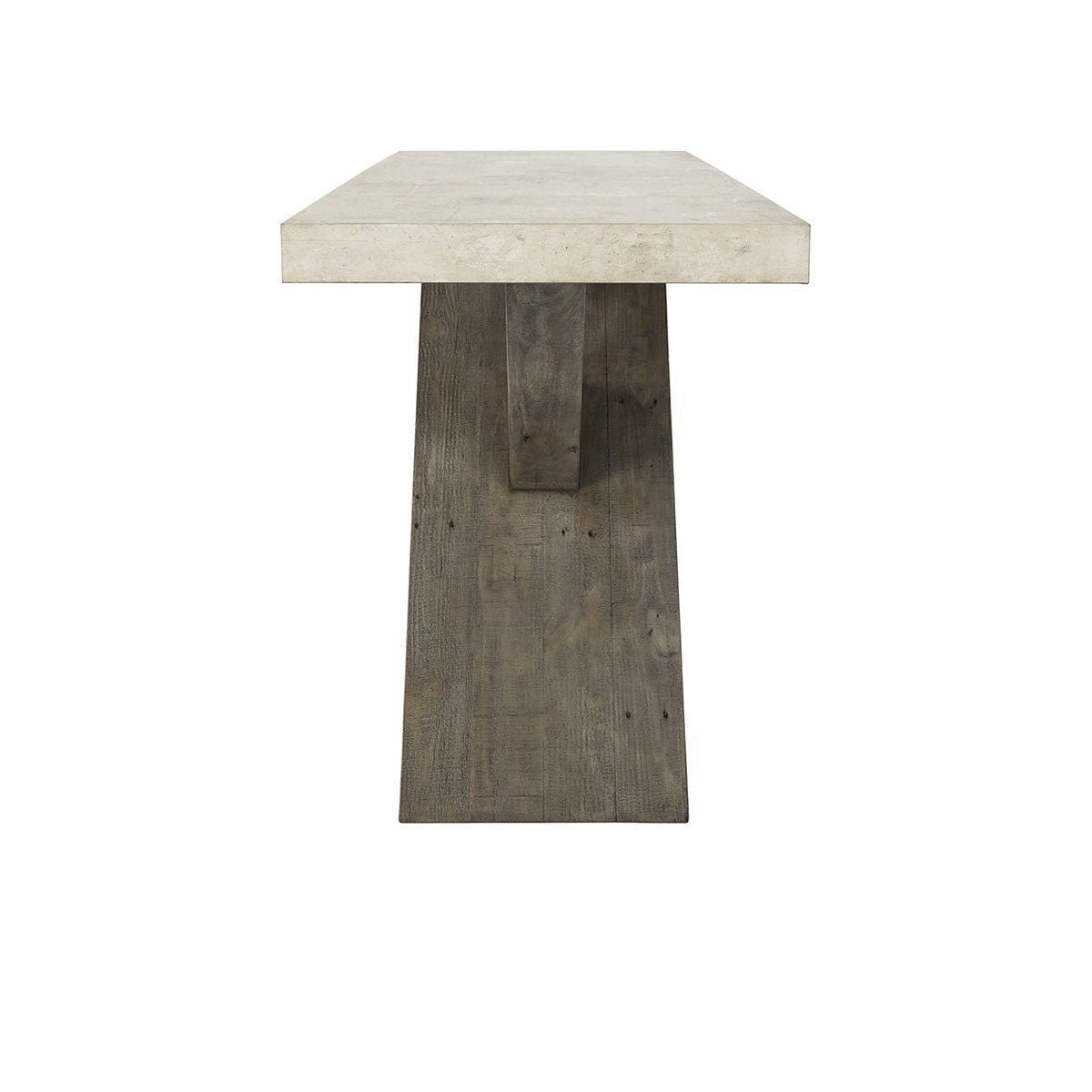 Durant - Console Table - Distressed Gray / Weathered Chalk - Select Living Furniture - Console Tables - Classic Home - 51030949 - Durant - Console Table - Distressed Gray / Weathered Chalk -