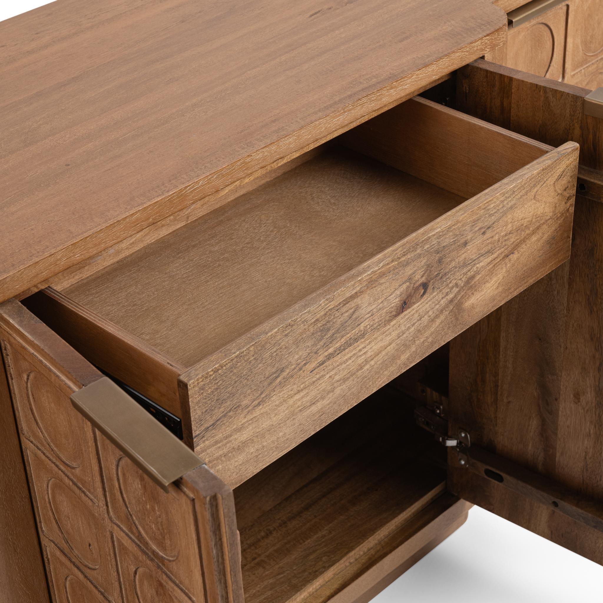 Cleveland - 4 Door Cabinet - Santy Taupe