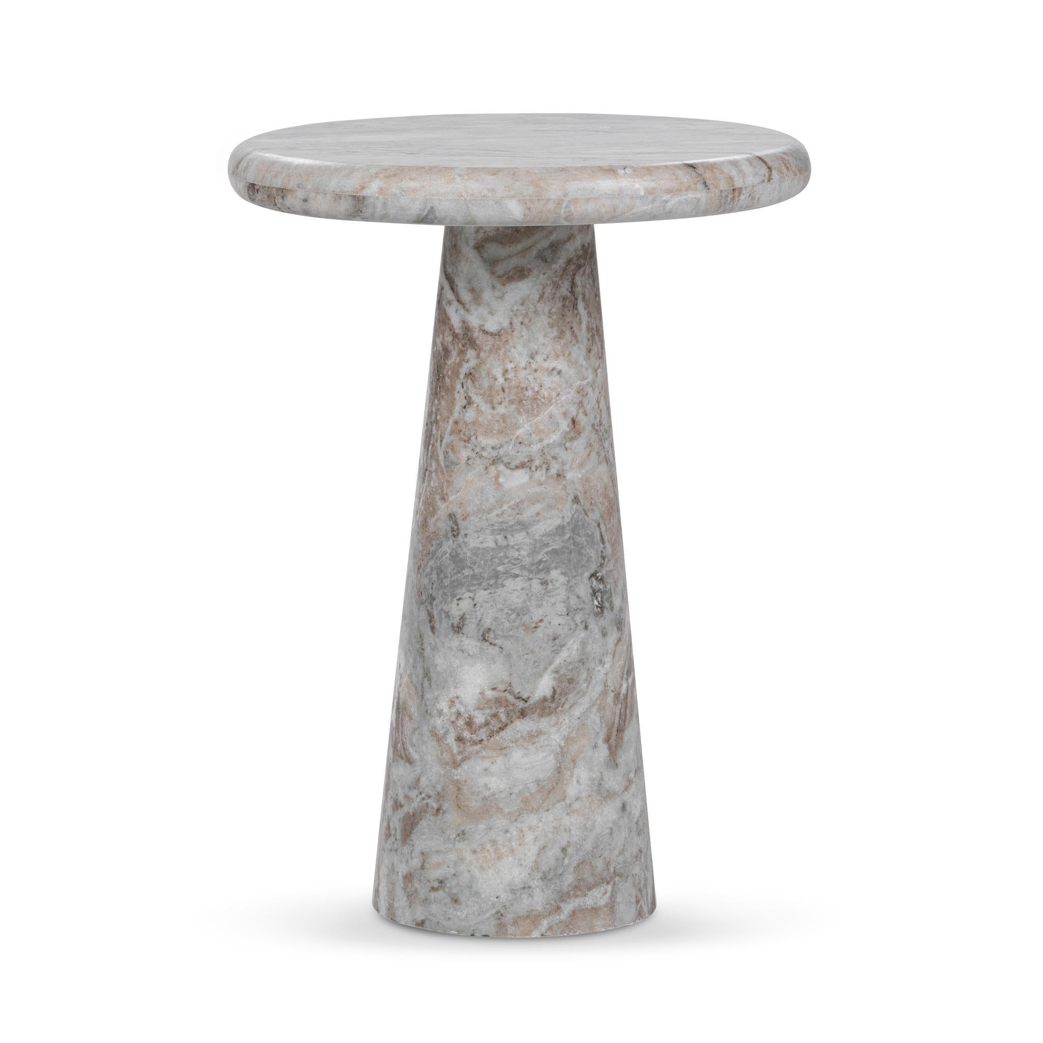 Huxley - Marble Round Accent Table