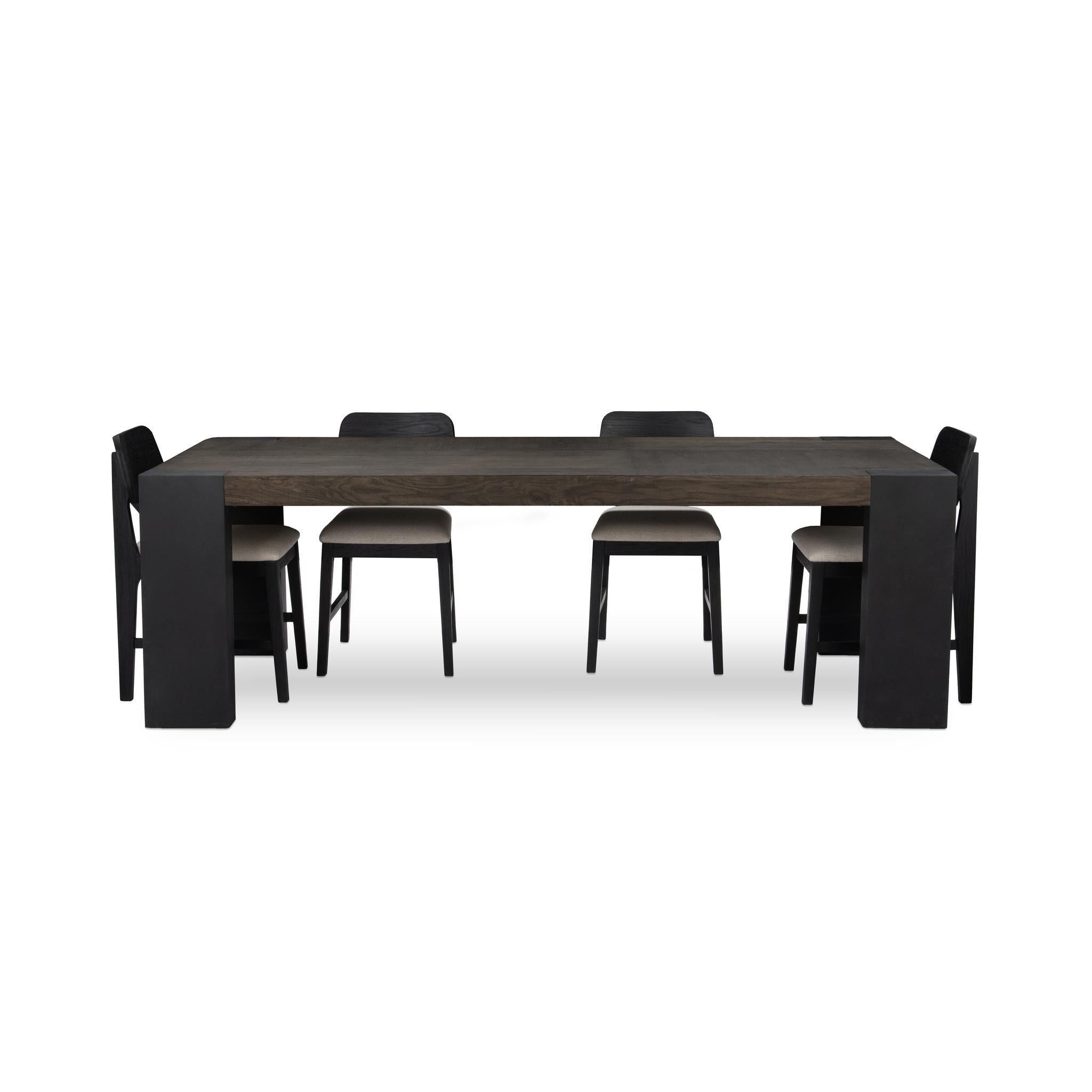 Deaven - Dining Table - Toasted Brown