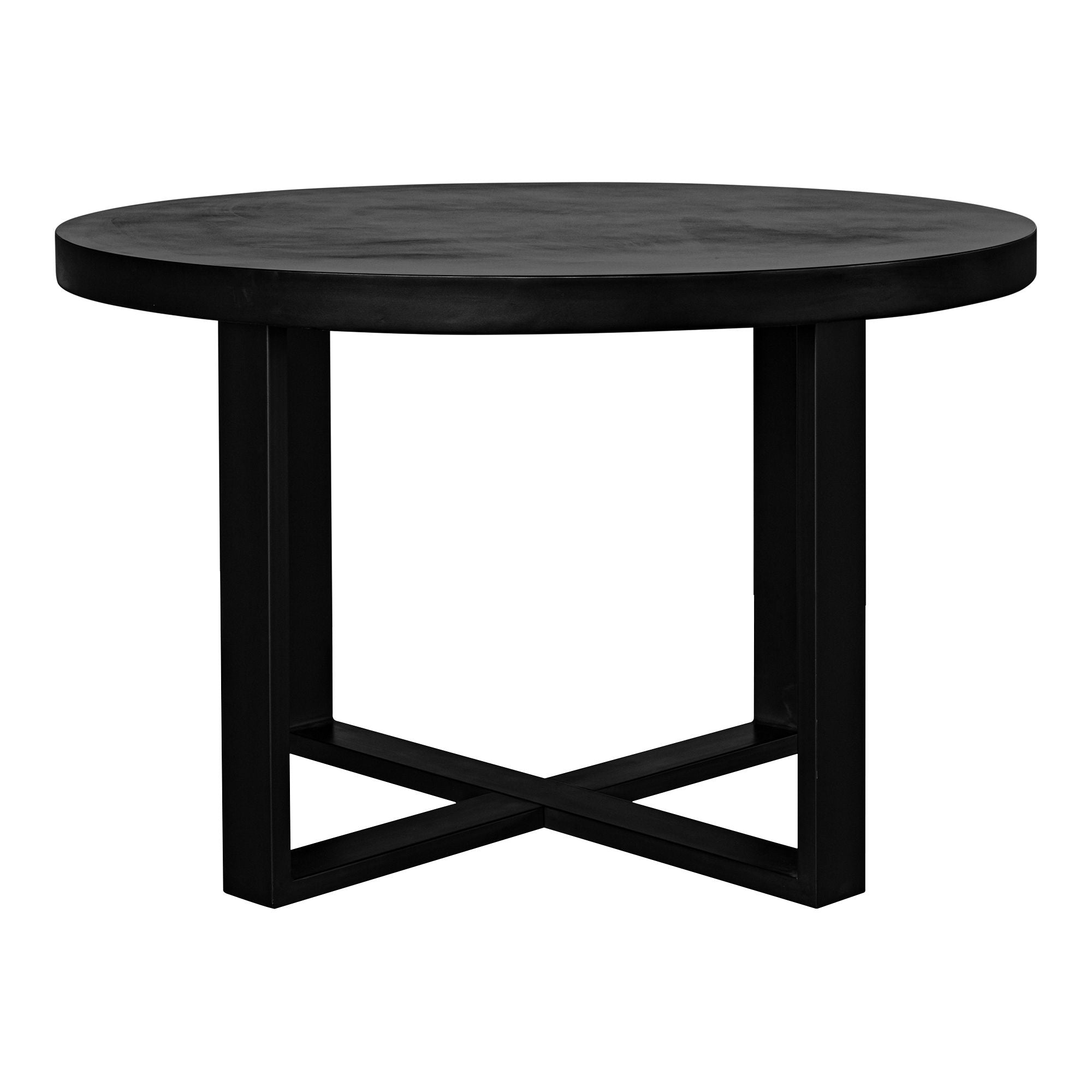 Jedrik - Round Outdoor Dining Table - Black