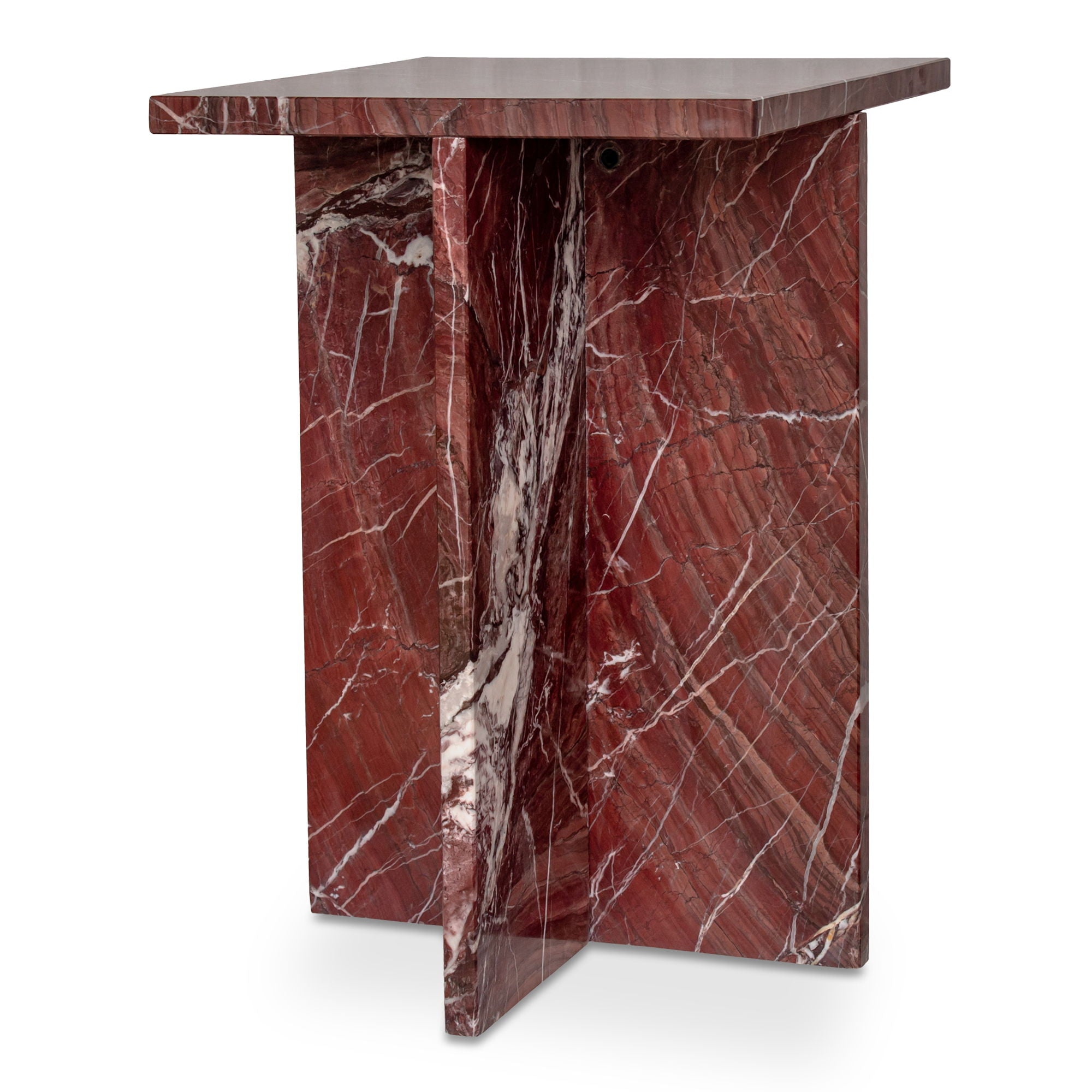 Blair - Accent Table - Rosso