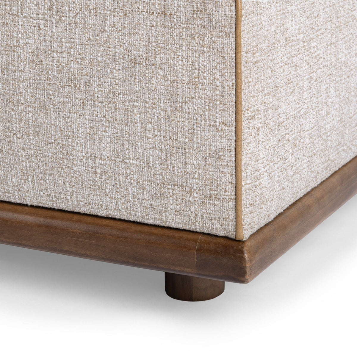 Ellerie - Square Ottoman - Latte - Select Living Furniture - Upholstered Ottomans - Classic Home - 53002137 - Ellerie - Square Ottoman - Latte -