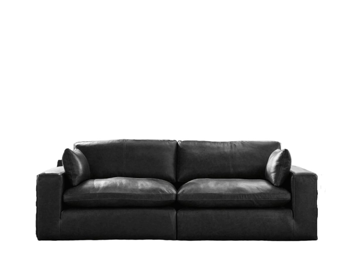 Emilia Modular Leather Sectional - Select Living Furniture - Stationary Sectionals - Signature Design by Ashley® - EMILIA-3PC-2 - 3-Piece Sectional Sofa -Black - Emilia Modular Leather Sectional -