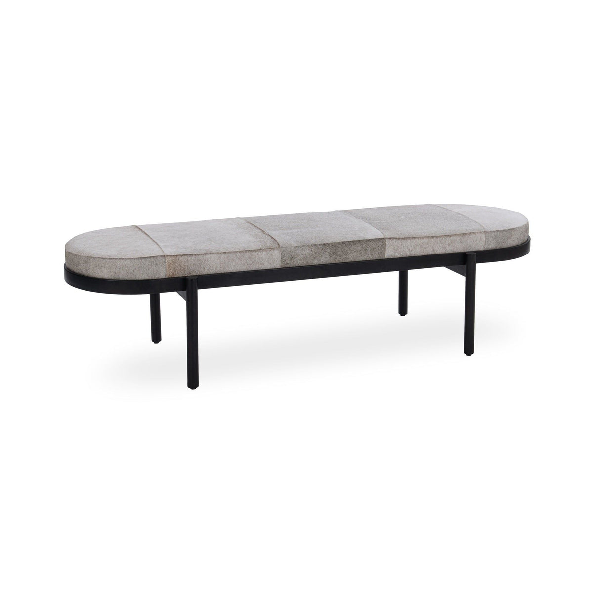 Evelyn - Accent Bench - Sparrow Gray - Select Living Furniture - Upholstered Benches - Classic Home - 53002134 - Evelyn - Accent Bench - Sparrow Gray -