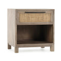 Jensen - 1 Drawer Nightstand - Meadow Taupe