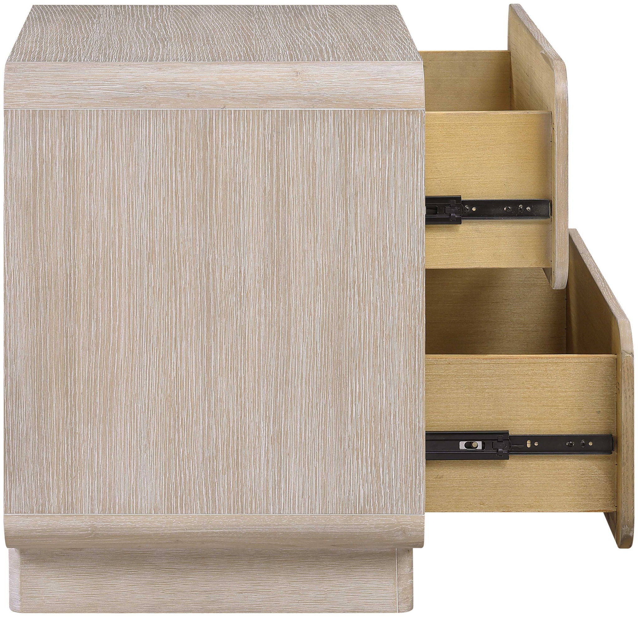 Adagio - Solid Wood And Oak Veneer Nightstand