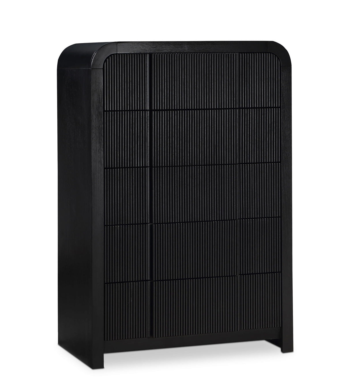 Fluted - Chest - Select Living Furniture - Accent Chests - Meridian Furniture - 314Black-CH - Black - Fluted - Chest -