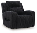 Forest Lake - Power Recliner With Adj Headrest - Black - Select Living Furniture - Reclining Chairs - Signature Design by Ashley® - PC6420213 - Forest Lake - Power Recliner With Adj Headrest - Black -