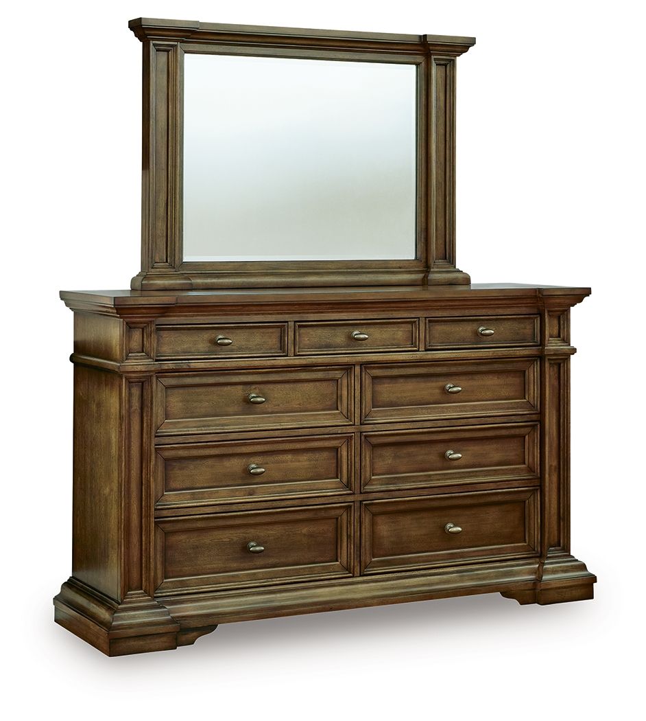 Frantanna - Dresser - Select Living Furniture - Dressers - Signature Design by Ashley® - PCB949B1 - Dark Brown -Dresser & Mirror - Frantanna - Dresser -