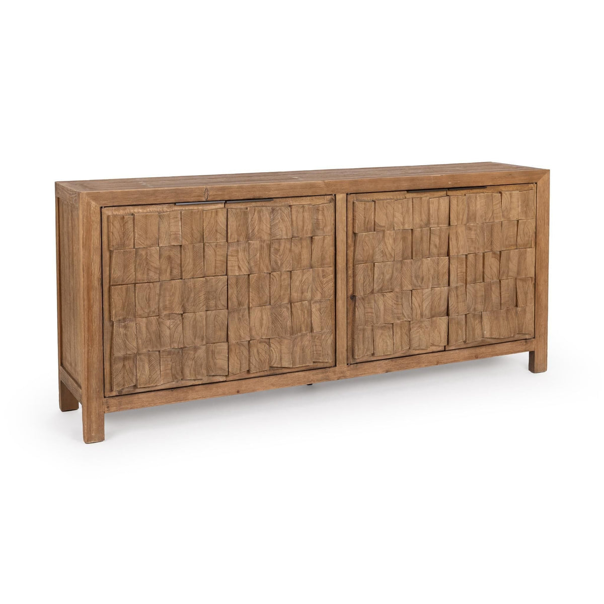 Gama - 4 Door Cabinet - Select Living Furniture - Buffets - Classic Home - 52004728 - Light Brown - Gama - 4 Door Cabinet -