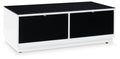 Gardoni - Rectangular Cocktail Table - White / Black - Select Living Furniture - Cocktail Tables - Signature Design by Ashley® - T756-1 - Gardoni - Rectangular Cocktail Table - White / Black -