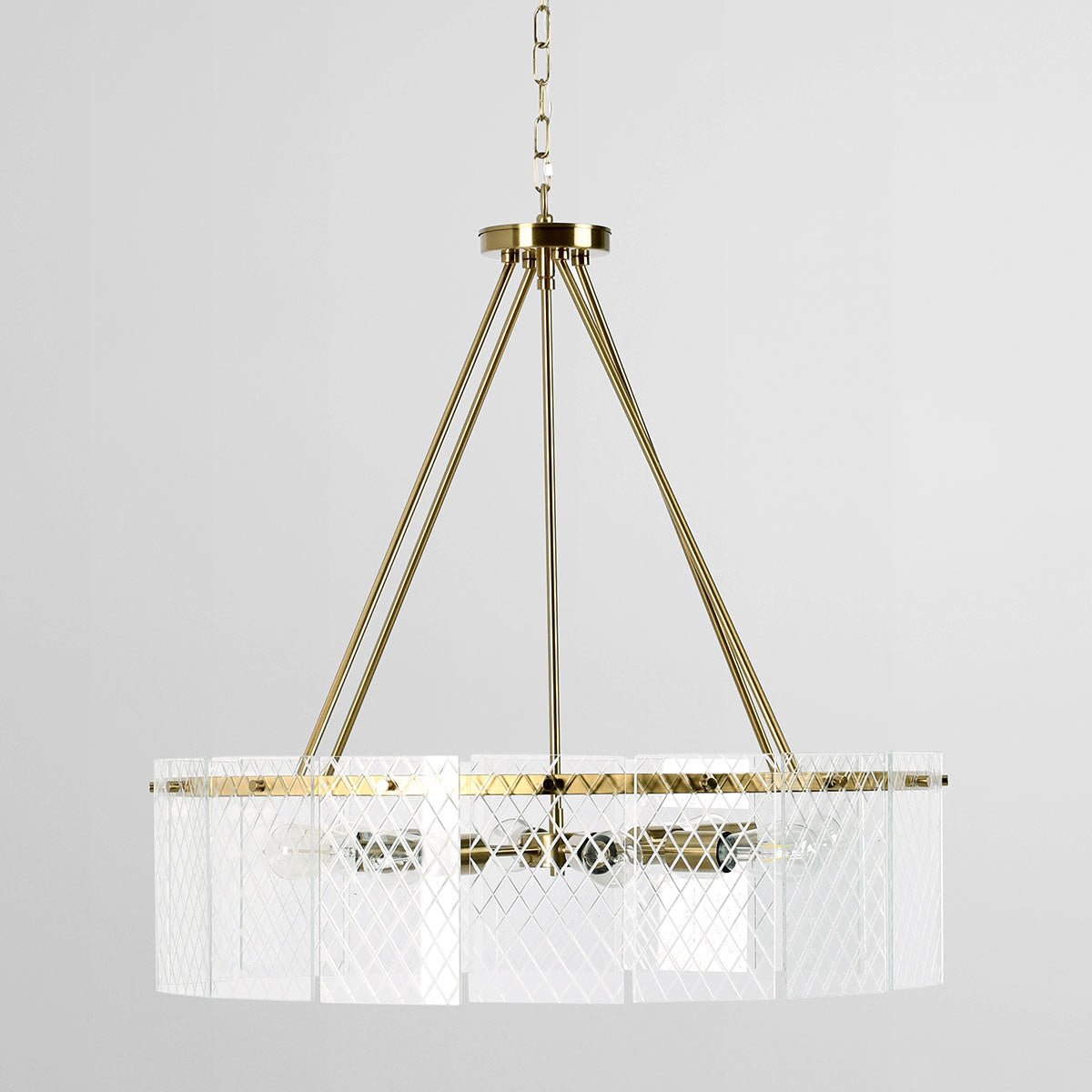 Genesis - Chandelier - Gold - Select Living Furniture - Chandeliers - Classic Home - 56004223 - Genesis - Chandelier - Gold -