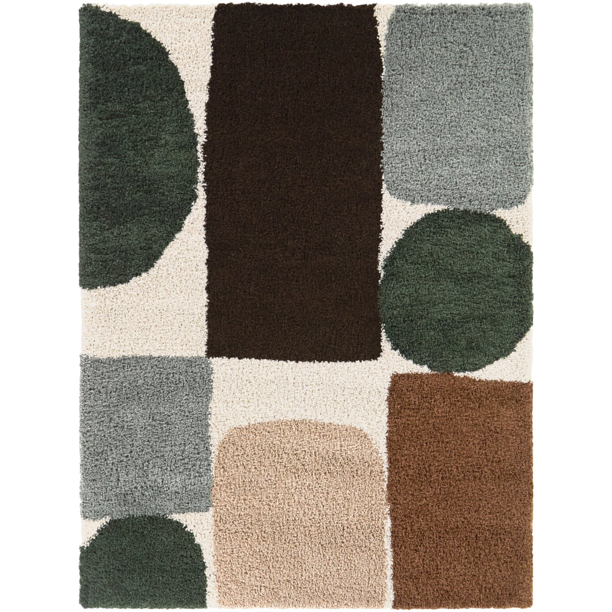 Golson - Abstract Modern Rug - Select Living Furniture - Rugs - Balta Rugs -  - 5' 3" x 7' -Cream 52426-064 - Golson - Abstract Modern Rug -