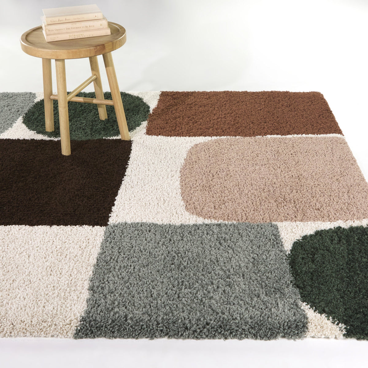 Golson - Abstract Modern Rug - Select Living Furniture - Rugs - Balta Rugs -  - 5' 3" x 7' -Cream 52426-064 - Golson - Abstract Modern Rug -