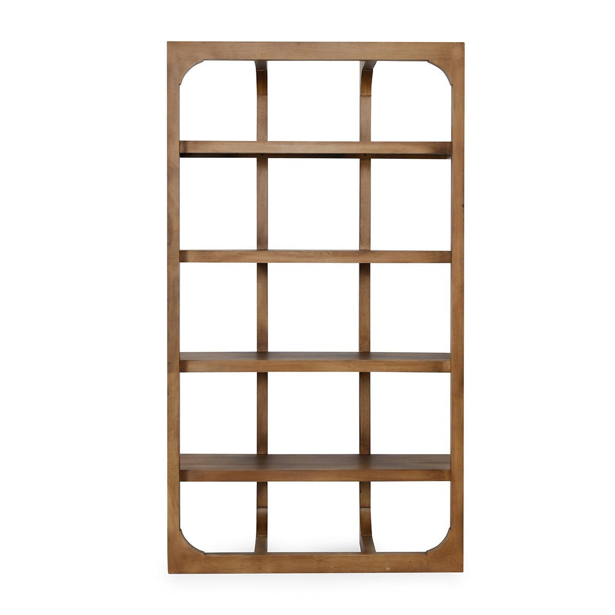 Gordon - Solid Wood Bookcase - Natural - Select Living Furniture - Etageres - Classic Home - 52010787 - Gordon - Solid Wood Bookcase - Natural -