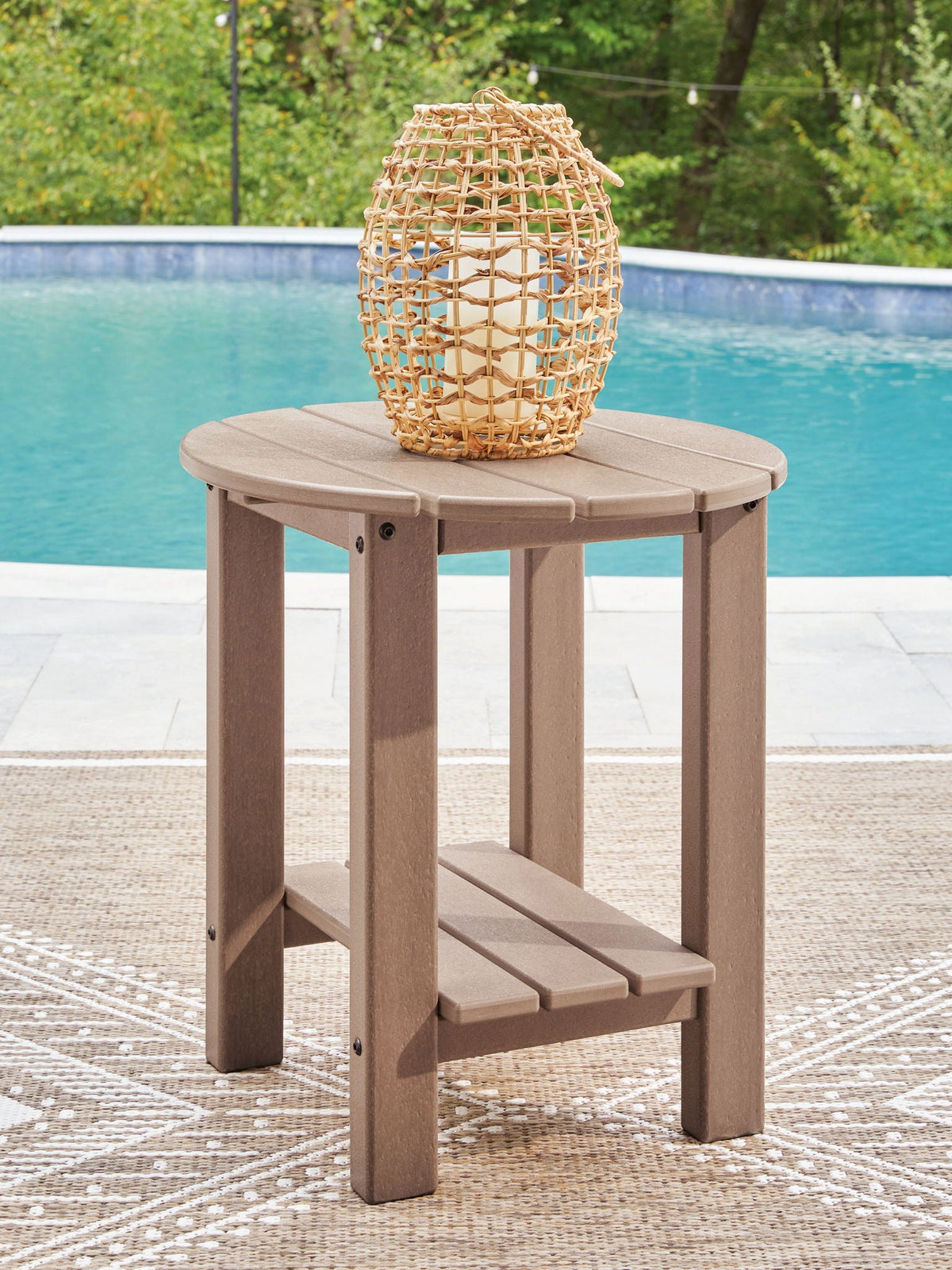 Grover Beach - Oval Table - Select Living Furniture - Coffee Tables - Signature Design by Ashley® - PCP422-706 - Light Brown -End Tables - Grover Beach - Oval Table -