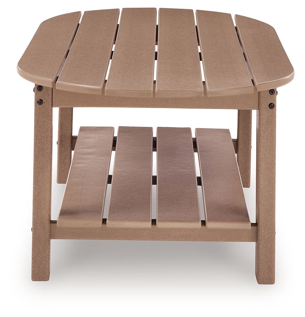 Grover Beach - Oval Table - Select Living Furniture - Coffee Tables - Signature Design by Ashley® - PCP422-706 - Light Brown -End Tables - Grover Beach - Oval Table -