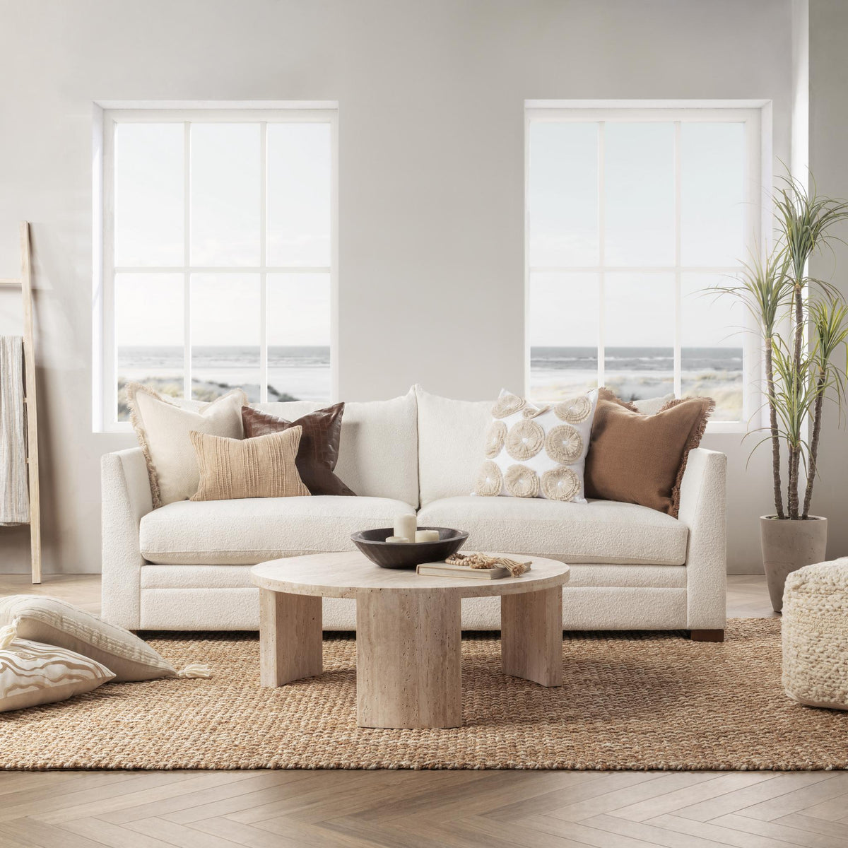 Halston - Pillow - Select Living Furniture - Accent Pillows - Villa - V320031 - White - Halston - Pillow -