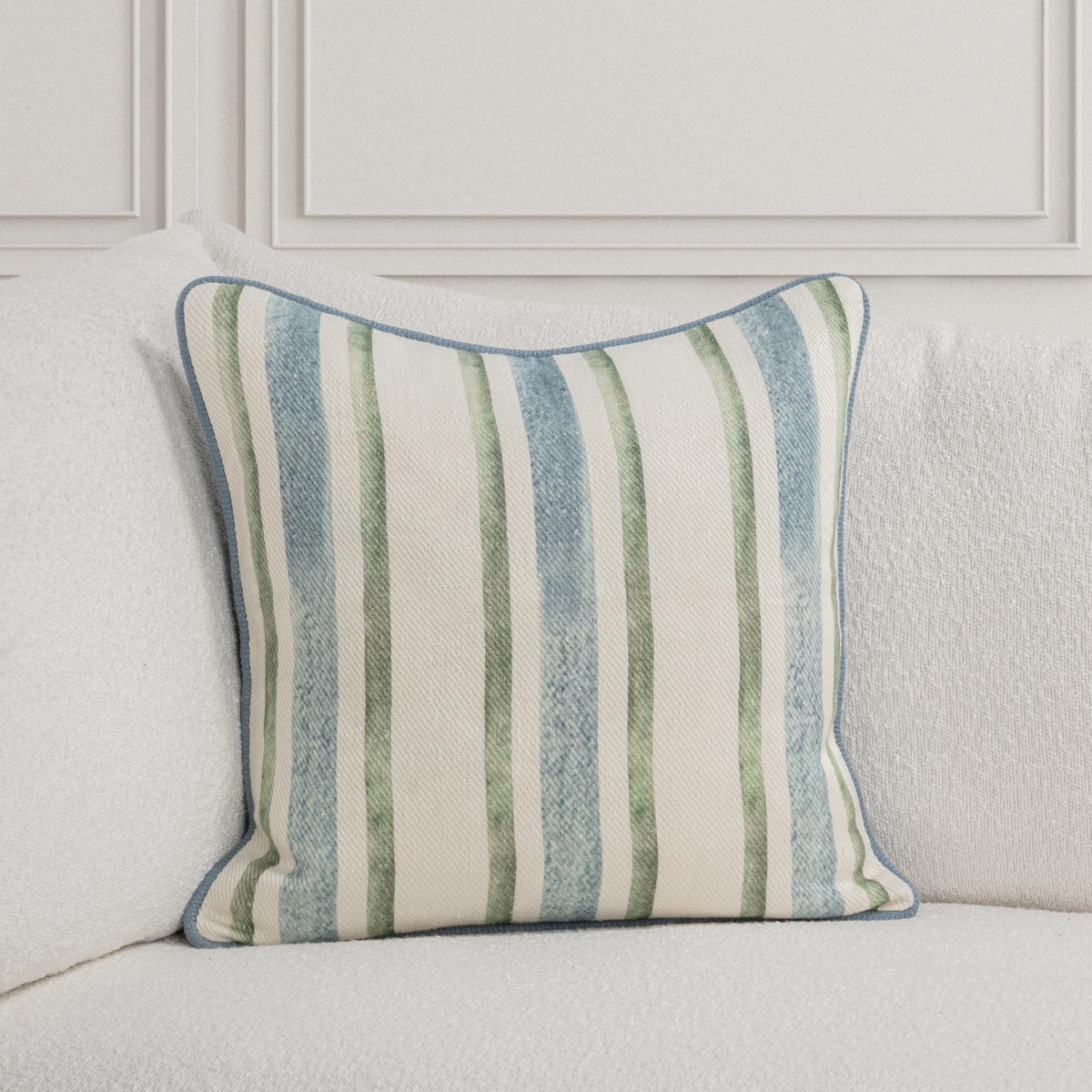 Harbor - Stripe Pillow - Select Living Furniture - Accent Pillows - Villa - V320017 - Ivory -14" x 26" - Harbor - Stripe Pillow -