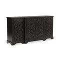 Harmony - Breakfront Sideboard - Select Living Furniture - Buffets - Classic Home - 52010821 - Black - Harmony - Breakfront Sideboard -