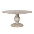 Hera - Round Dining Table - Select Living Furniture - Dining Tables - Classic Home - 51011879 - White Washed -60"W x 60"D x 30"H - Hera - Round Dining Table -