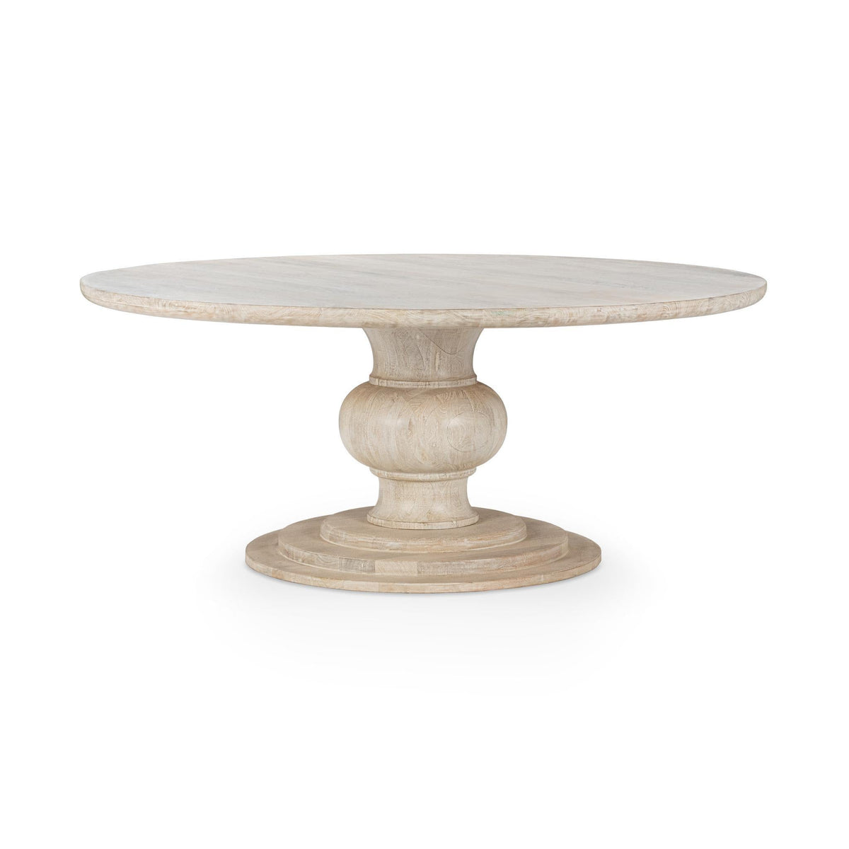 Hera - Round Dining Table - Select Living Furniture - Dining Tables - Classic Home - 51012079 - Creamwood -72"W x 72"D x 30.5"H - Hera - Round Dining Table -