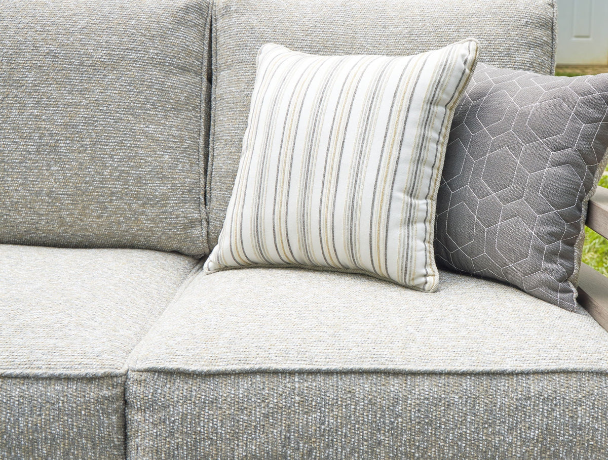 Hillside Barn - Sofa With Cushion - Gray / Brown - Select Living Furniture - Sofas - Signature Design by Ashley® - P564-838 - Hillside Barn - Sofa With Cushion - Gray / Brown -