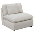 Hobson Armless Chair - Select Living Furniture - Select Living Furniture -  - Ivory - Hobson Armless Chair -