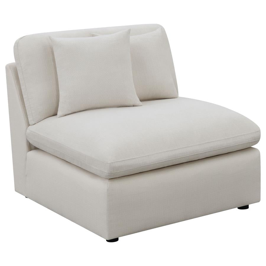 Hobson Armless Chair - Select Living Furniture - Select Living Furniture -  - Ivory - Hobson Armless Chair -