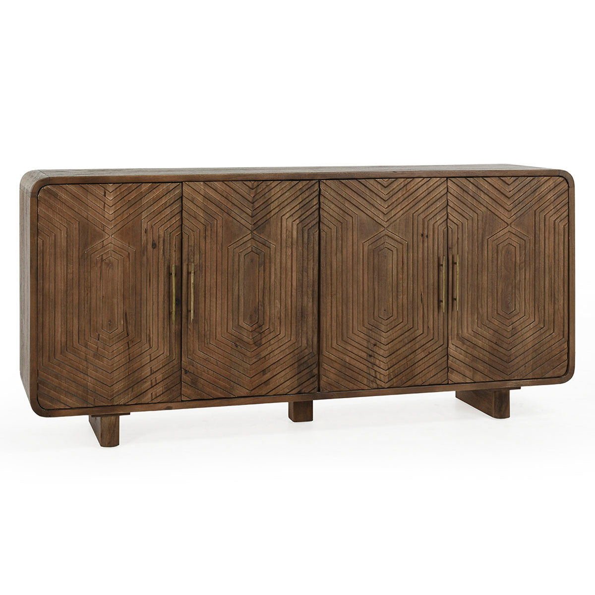Holmes - 4 Door Buffet - Select Living Furniture - Sideboards - Classic Home - 52010833 - Artisan Brown - Holmes - 4 Door Buffet -