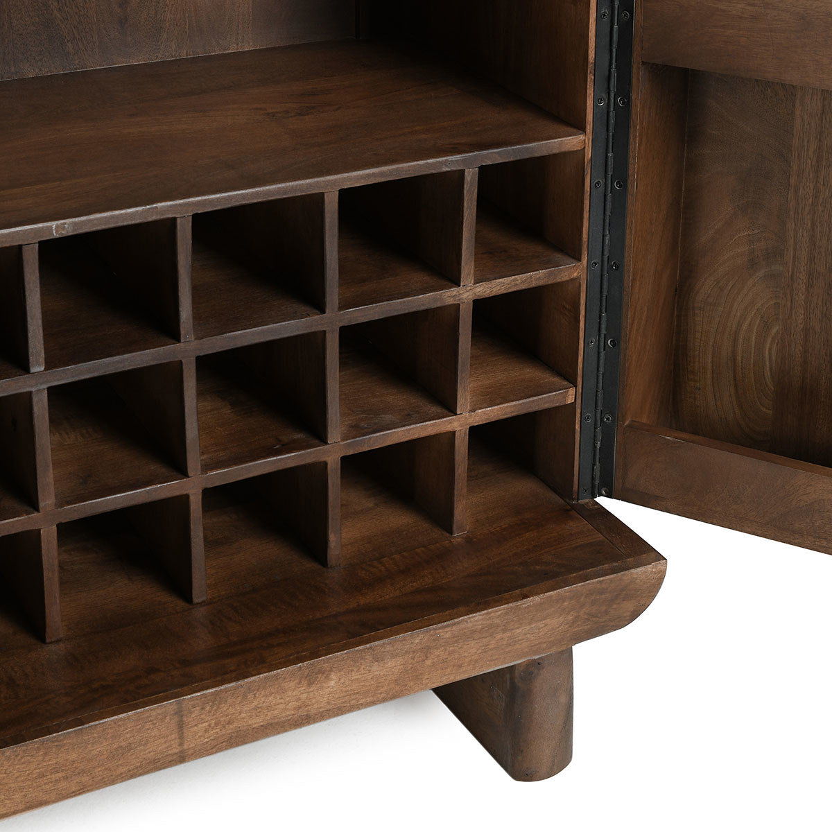 Holmes - Bar Cabinet - Artisan Brown - Select Living Furniture - Wine Cabinets - Classic Home - 52010834 - Holmes - Bar Cabinet - Artisan Brown -