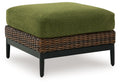 Horizon Hall - Ottoman With Cushion - Brown / Green - Select Living Furniture - Ottomans - Signature Design by Ashley® - P572-814 - Horizon Hall - Ottoman With Cushion - Brown / Green -