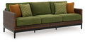 Horizon Hall - Sofa With Cushion - Brown / Green - Select Living Furniture - Sofas - Signature Design by Ashley® - P572-838 - Horizon Hall - Sofa With Cushion - Brown / Green -