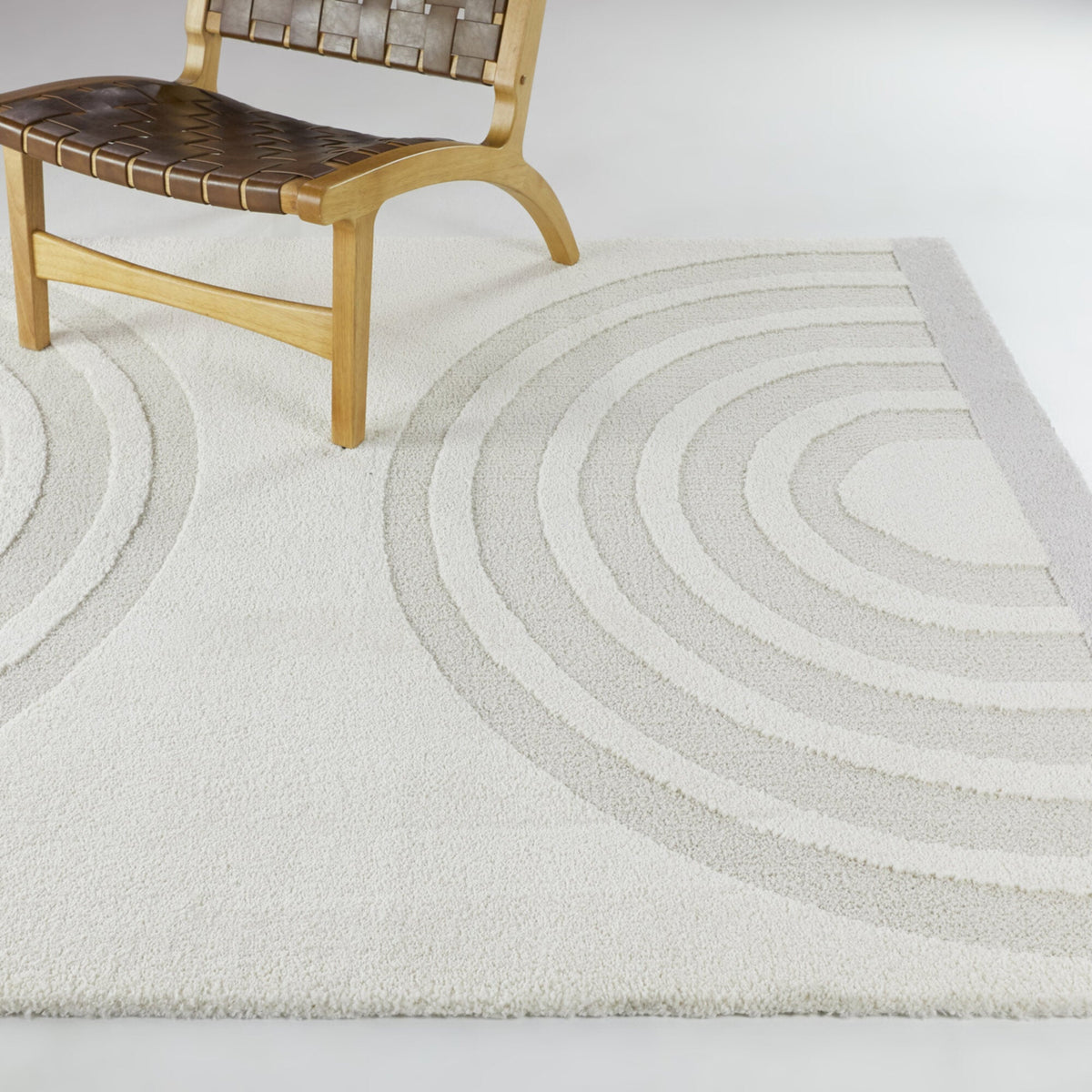 Ira - Modern Arches Rug - Select Living Furniture - Rugs - Balta Rugs -  - 5' 3" x 7' -Cream 59639-566 - Ira - Modern Arches Rug -