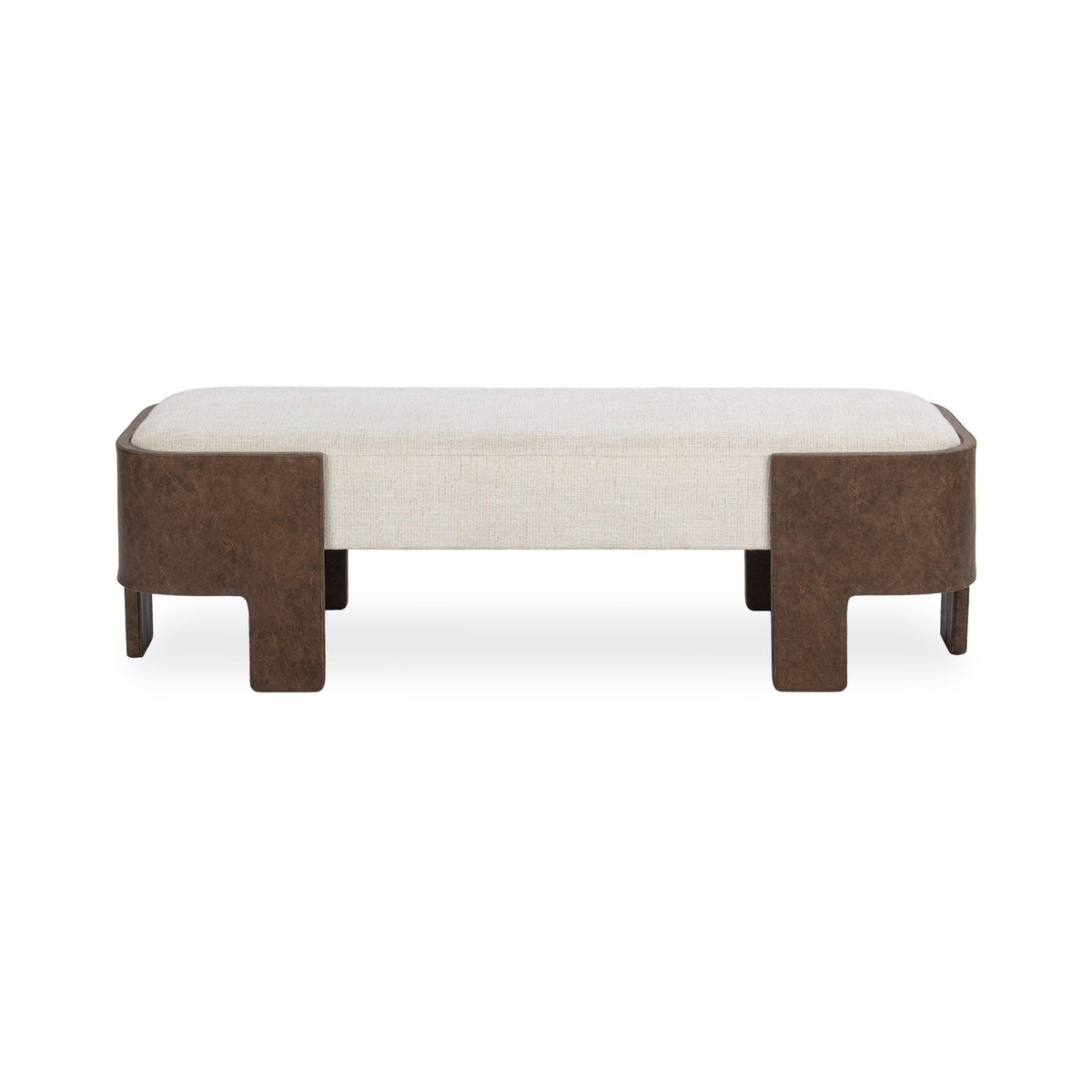 Janya - Accent Bench - Oat Cream - Select Living Furniture - Upholstered Benches - Classic Home - 53002140 - Janya - Accent Bench - Oat Cream -