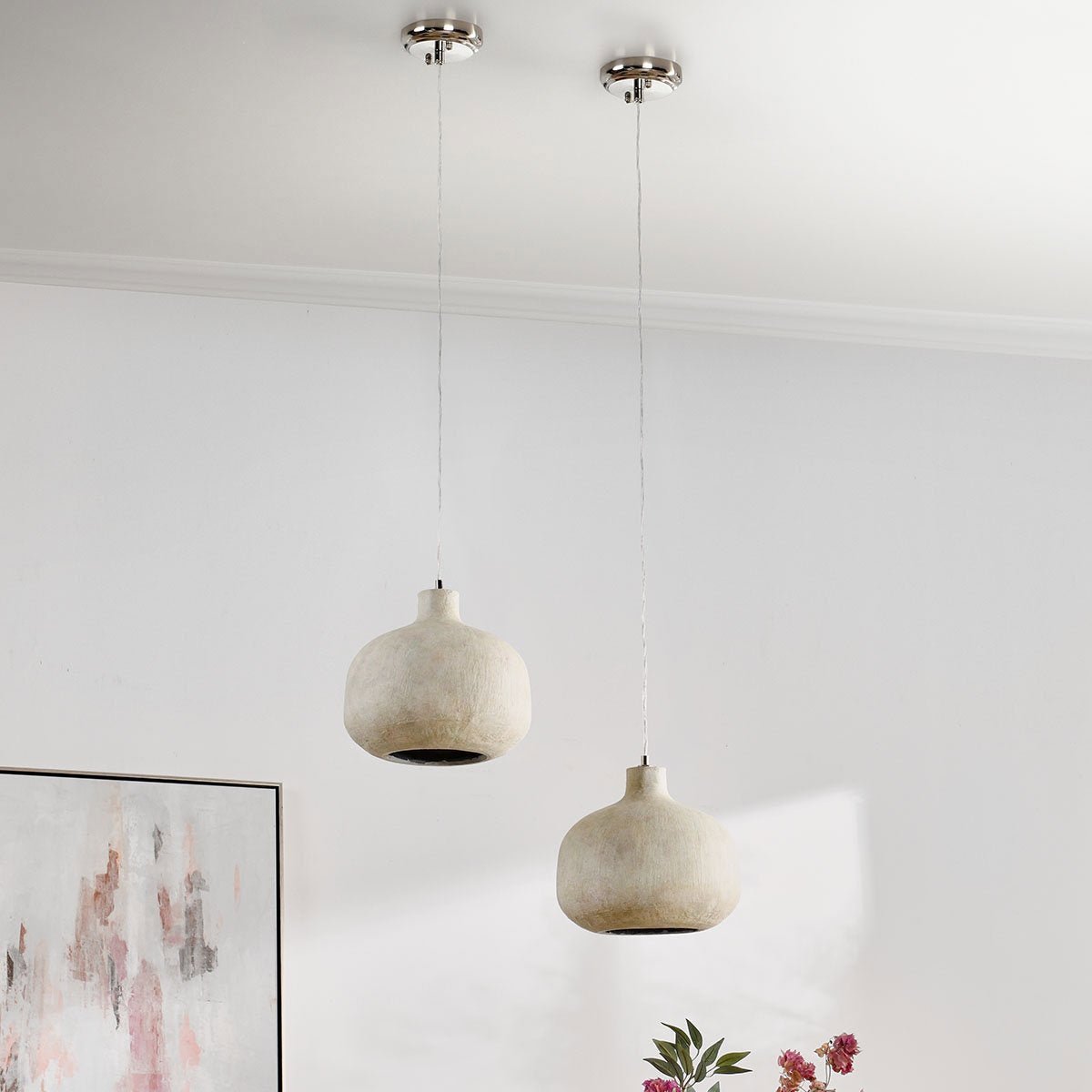 Jodi - Pendant - Antique White - Select Living Furniture - Pendant Lighting - Classic Home - 56004246 - Jodi - Pendant - Antique White -
