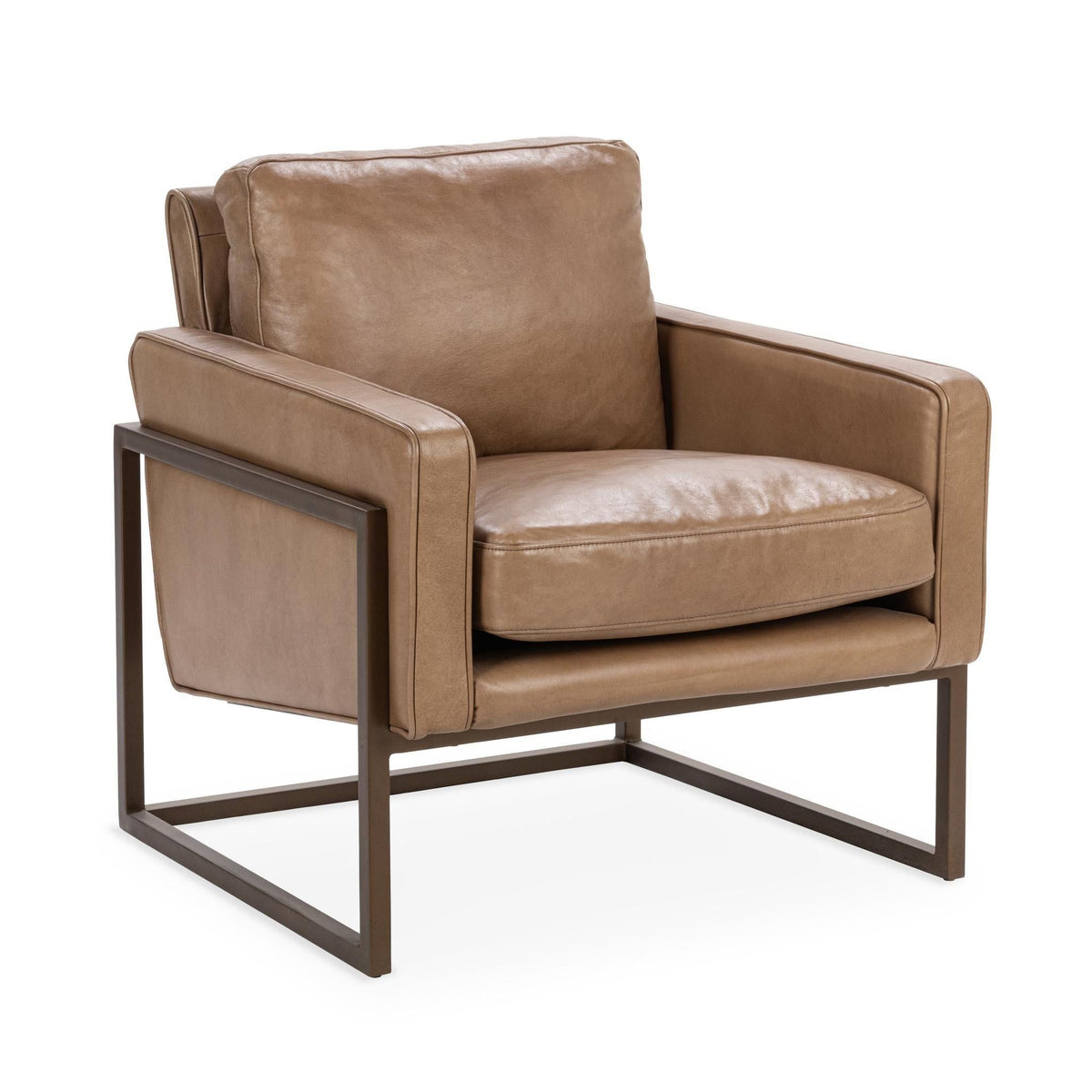 Ken - Accent Chair - Tan - Select Living Furniture - Accent Chairs - Classic Home - 53006528 - Ken - Accent Chair - Tan -