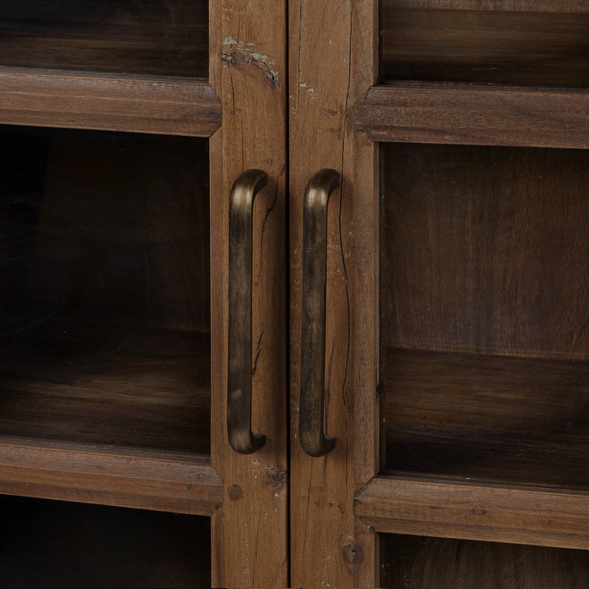 Kharga - 4 Door Cabinet - Natural - Select Living Furniture - Accent Cabinets - Classic Home - 52010987 - Kharga - 4 Door Cabinet - Natural -