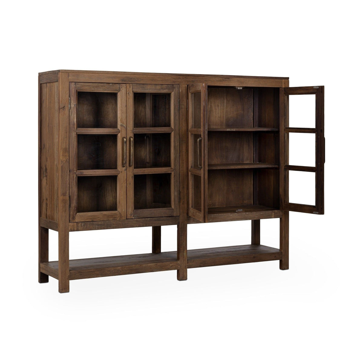 Kharga - 4 Door Cabinet - Natural - Select Living Furniture - Accent Cabinets - Classic Home - 52010987 - Kharga - 4 Door Cabinet - Natural -